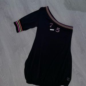 Emporium Black & Neon Fancy Short Dress